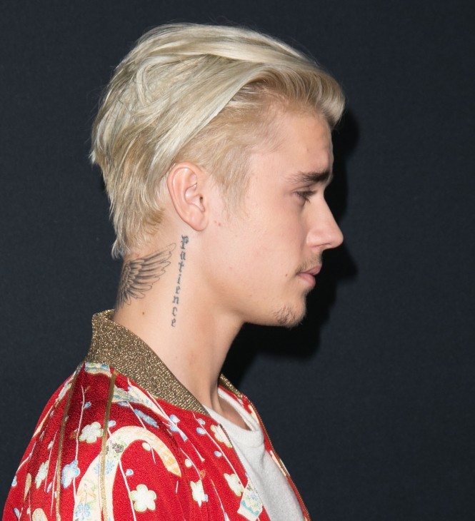 justin bieber neck tattoo patience  YouTube